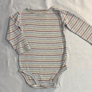 Carter's Little Planet - Organic - Multicolor Striped Baby Bodysuit